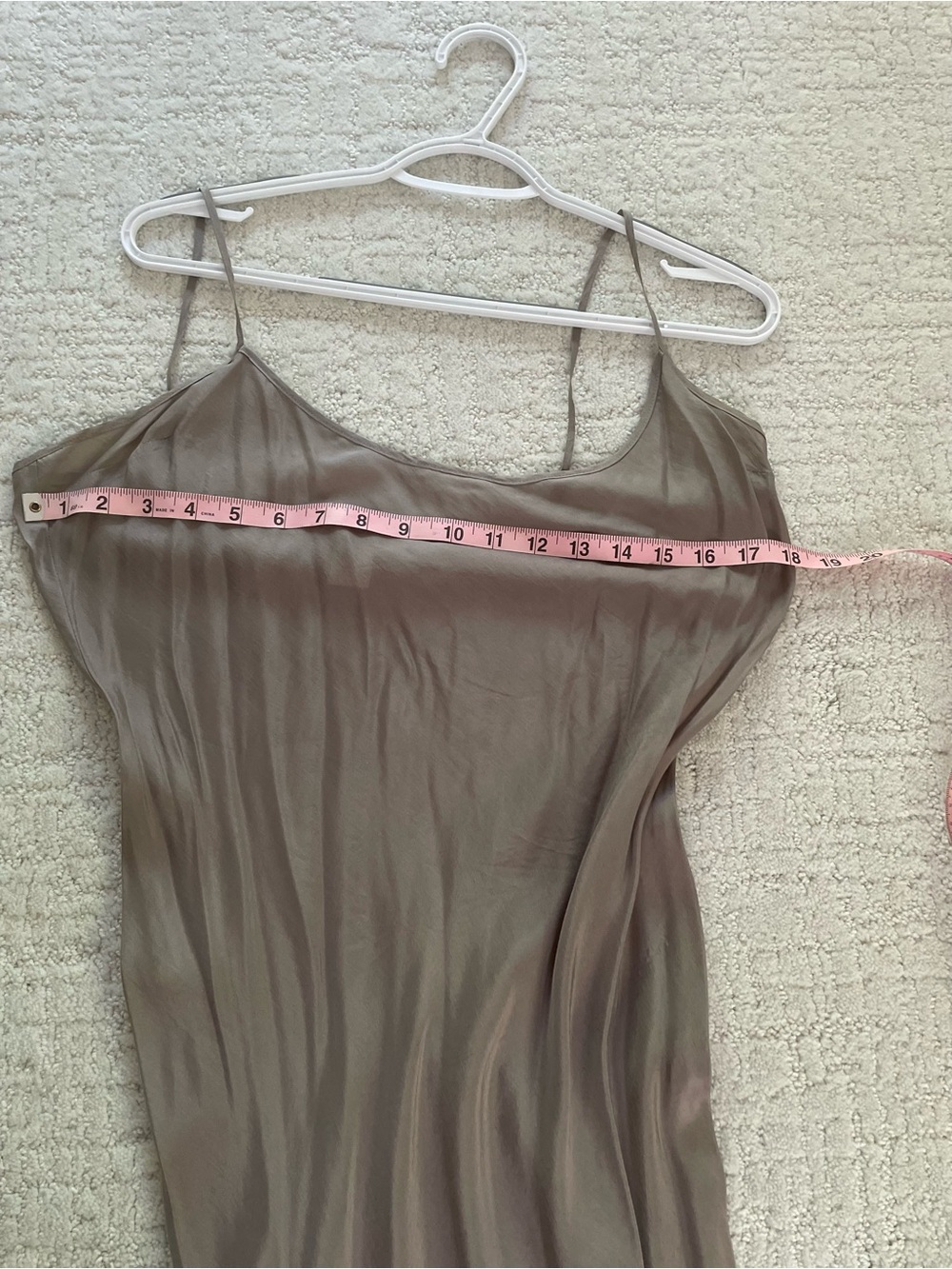 Vintage Jigsaw Gray 2-Piece Dress Textured Duster Front Tie 100% Silk Slip 10 - Picture 9 of 10
